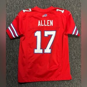 Nike Buffalo Bills Josh Allen Football Jersey Sz Youth M Medium Red